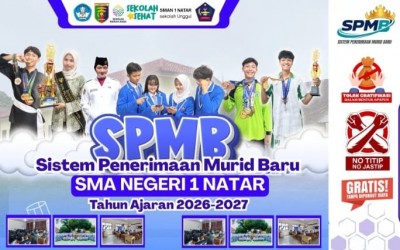 SISTEM PENERIMAAN MURID BARU (SPMB) SMAN 1 NATAR Tahun 2026/2027